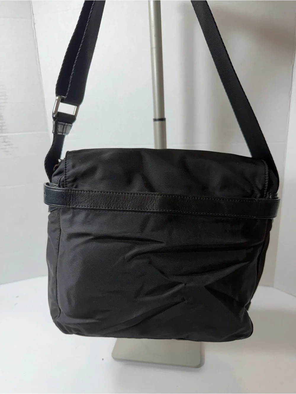 TUMI Black Men's Crossbody Messenger Bag nylon